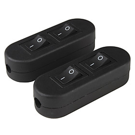 Dual Rocker Switches Modules (AC 250V, Pair)