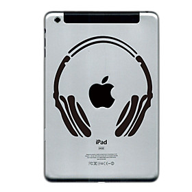 Headset Design Protector Sticker for iPad Mini