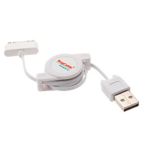 Retractable USB Charging Cable for iPhone 4, 4S and Others