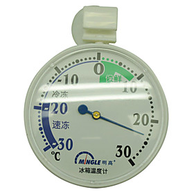 Kitchen Fridge Freezer Round Thermometer with Sucker
