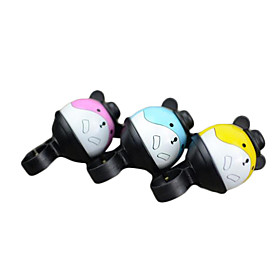 Hamster Cartoon Style Aluminum Al Bicycle Bell (Yellow/Blue/Pink)