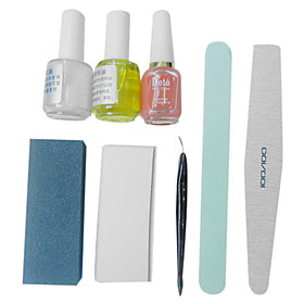 1PCS Nail Art Kit of Stainless Steel Callus Trimmer with 3 Bottles of Nail Polish