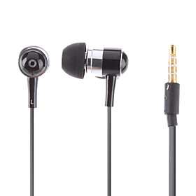 Lanston Hi-fi Bass In-ear Stereo Earphone with Mic for Smart Phone iPhone/HTC/Blackberry/Samsung