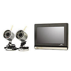 7 Inch Baby Monitor (2 Wireless Night Vision Camera   Remote Control)