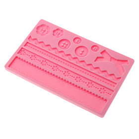DIY Baking 3D Lace Shaped Silica Gel Cake Biscuit Cookie Mold