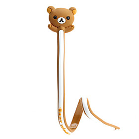 Cute Bear Design Cable Cord Holder Wire Winder for iPhone 5 and Others (Assorted Colors)