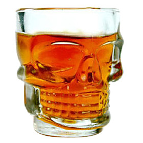 Skull Style Whiskey Beer Shot Glass (4-Pack)