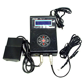 Adjustable Tatoo Power Supply LCD Screen Black