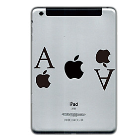 A and Apple Design Protector Sticker for iPad Mini