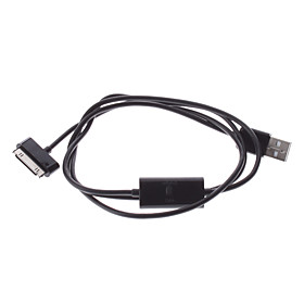 USB Male Adapter Cable with Switch for Samsung Galaxy Tab and Others