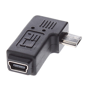 Micro USB Male to Mini USB Female Adapter
