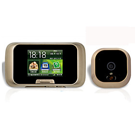 2.8 Inch Monitor Night Vision Door Viewer Peephole Doorbell Camera auto photo Record