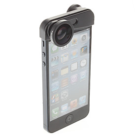 Fish Eye, Wide Angle and Macro Lens 3-in-1 Quick-Change Camera Lens for iPhone 5