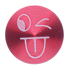 Grimace Design Aluminum Alloy Home Button Sticker for iPhone5/iPad mini and Others