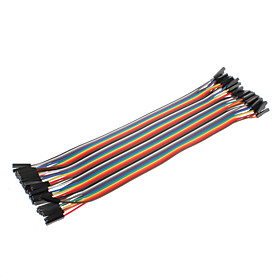 40P Dupont Jumper Wire Cable Line 1p-1p Pin Connector (21.5CM)