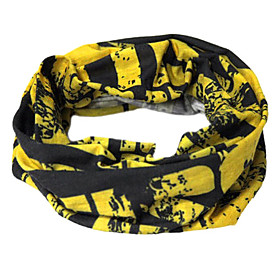 Comfortable Cycling Scarf (Black and Yellow)