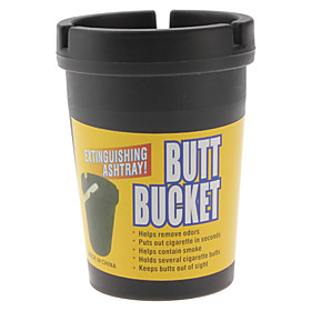 Butt Bucket Extinguishing Ashtray for Car