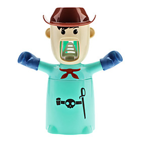 Cartoon Pirate Design Toothpaste Dispenser and Toothbrush Holder