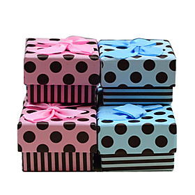 Square Bowknot Jewelry Gift Box