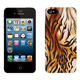 Tiger Grain Pattern Protective Sticker for iPhone 5