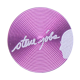 Steve Jobs Autograph Design Aluminum Alloy Home Button Sticker for iPhone5/iPad mini and Others (Ass