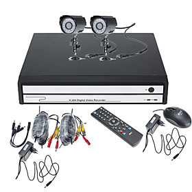 Do it Yourself CCTV System with 2 Cameras for Home   Office