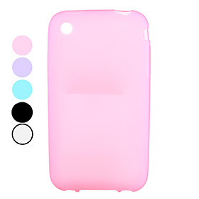 Frosted TPU Soft Case for iPhone 3G and 3GS (Assorted Colors)