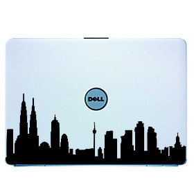 Kuala Lumpur Laptop Skin Cover Art Decal Sticker for MacBook Air Pro/Dell/HP/Compaq/Acer/Lenovo/Sony