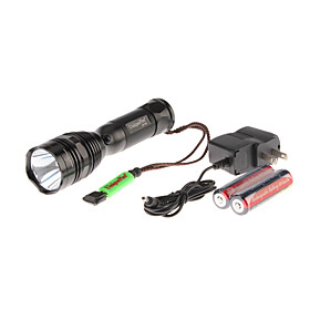 UniqueFire UF-T03 3-Mode Cree XM-L U2 LED Rechargeable Flashlight Set (1x18650)