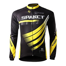 SKAKCT Men's 100% Polyester Cycling Jersey with Wool Side