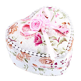 Christmas Colth Heart Shaped Gift Box