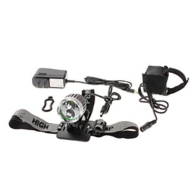 3-Mode Cree XM-L T6   Cree R5 LED Rechargeable Headlamp Set
