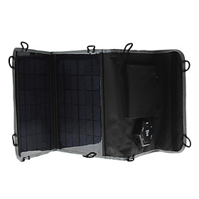10W Portable Multi-Functional Solar Charger with Car Barrel Power Adapter