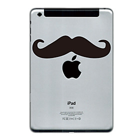 Mustache Design Protector Sticker for iPad Mini