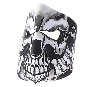 Cool Skull and Gun Pattern Outdoor Sports Mask