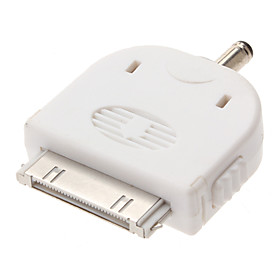 30-Pin Male to 3.5mm Male Charging Adapter for iPhone 4, 4S and Others (Assorted Colors)