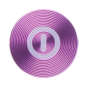 Circle Design Aluminum Alloy Home Button Sticker for iPhone5/iPad mini and Others (Assorted Colors)