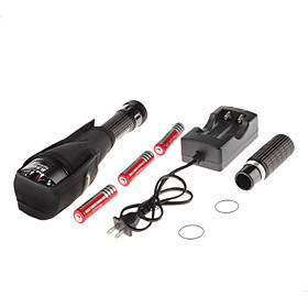 TrustFire TR-J18 5-Mode 7 x Cree XM-L T6 LED Flashlight Set (8500LM, 3x18650)