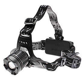 Focus Adjustable Zoom 3-Mode Cree XM-L T6 LED Headlamp (10w, 1000LM, 2x18650)