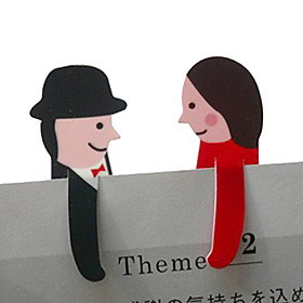 Korean Style Man and Woman Bookmark