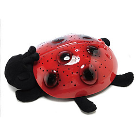 Lovely Ladybug Colorful Starry Sky Projector (3xAAA)