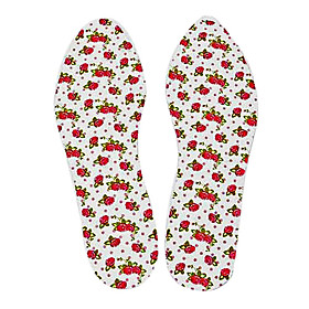 Women's Embroidered Sweat-Resistant Shoe Pads Able to Be Trimmed(1 Pair)