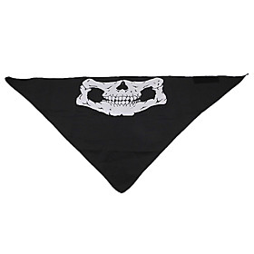 Black Triangle Polycarbonate Skeleton Fluorescence Mask