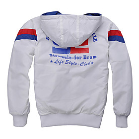 Men's Reversible Warm Tactel Cotton Hooded Leisure Sports Jacket (Assorted Sizes and Colors)