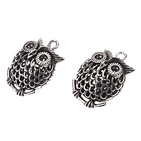 Antique Coppery Owl Shape Pendant (Contain 2 Pics)