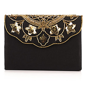 Charming Polyester with Flower Evening Handbag/Clutches(More Colors)