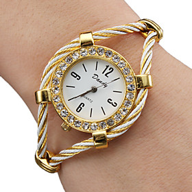 Beautiful Bracelet Style Lady's Crystal Wrist Watch