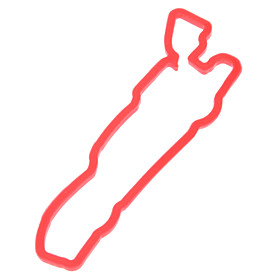 Red Flying Car Style Rubber Band (10-Pack)
