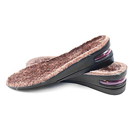 Women's Blue Wool Height Increased Air Cushion Shoe Pads (1 Pair)
