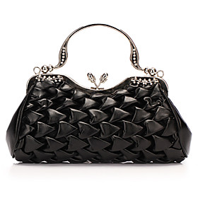 Gorgeous PU with Crystal Evening Handbag/Clutches(More Colors)